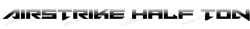 Airstrike Half Tone字体转换